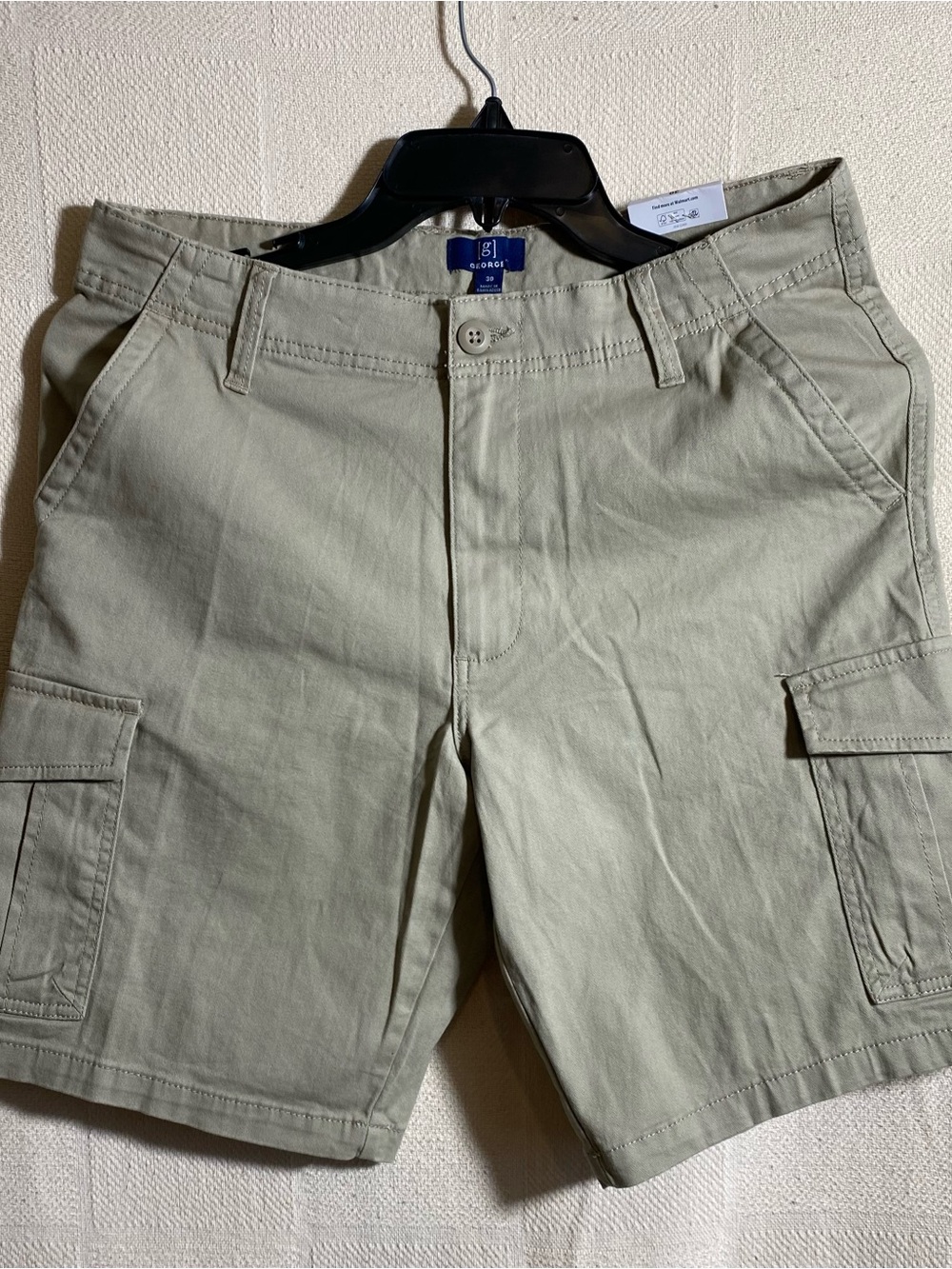 George Men's Cargo Shorts -khaki Size 30